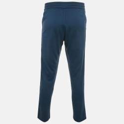 Pre Owned Loro Piana Blue Cashmere Blend Leasure Trousers M
