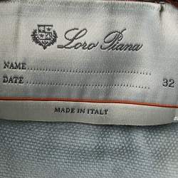 Pre Owned Loro Piana Blue Kurashiki Denim Jeans M Waist 32"