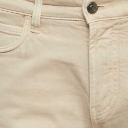 Pre Owned Loro Piana Light Beige Denim Jeans M Waist 31"