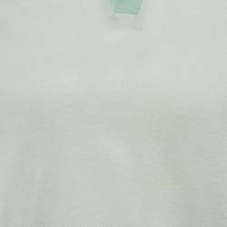 Pre Owned Loro Piana Green Cotton Pique Polo T-Shirt XL