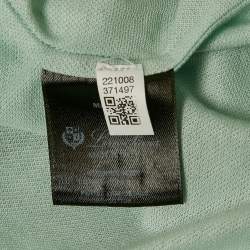 Pre Owned Loro Piana Green Cotton Pique Polo T-Shirt XL