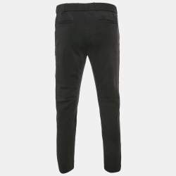 Pre Owned Loro Piana Grey Wool Jersey Trousers XL
