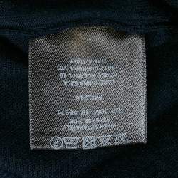 Pre Owned Loro Piana Navy Blue Wool Crew Neck Sweater 4XL