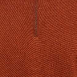 Pre Owned Loro Piana Brown Cashmere Roadster Mezzocollo Sweater XXXL