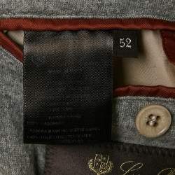 Pre Owned Loro Piana Beige Polyester Zip-Up Traveller Windmate Hooded Jacket XL