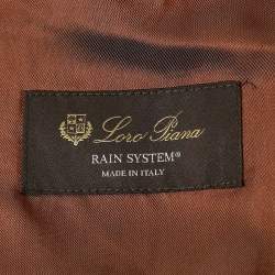 Pre Owned Loro Piana Navy Blue Wool Single Breasted Blazer XXL