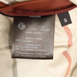 Pre Owned Loro Piana Black Cashmere Jacket S