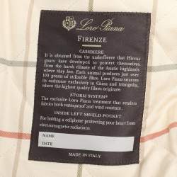 Pre Owned Loro Piana Black Cashmere Jacket S