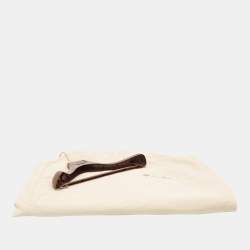 Pre Owned Loro Piana Brown Cashmere Quilted Down Parka S