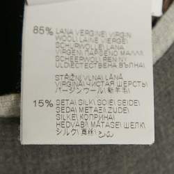 Loro Piana Grey Wool Single Breasted Blazer L