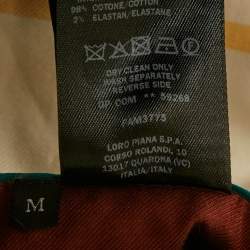 Loro Piana Grey Corduroy Collar Gabardine Jacket M