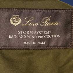 Pre Owned Loro Piana Navy Blue Nylon Padded Gilet Jacket L