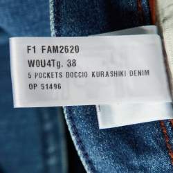 Pre Owned Loro Piana Blue Kurashiki Denim Doccio Jeans XXL Waist 38"