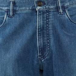 Pre Owned Loro Piana Blue Kurashiki Denim Doccio Jeans XXL Waist 38"