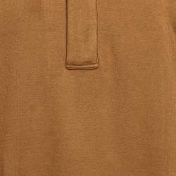 Pre Owned Loro Piana Brown Cotton & Cashmere High Neck Sweater XL