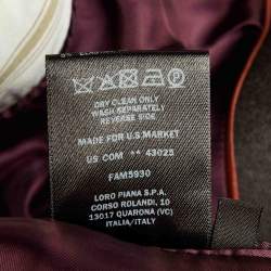 Pre Owned Loro Piana Charcoal Grey Cashmere Strom System Coat XXXL