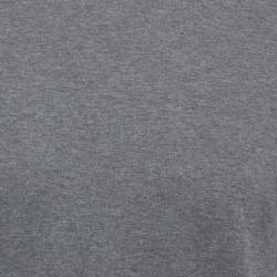 Pre Owned Loro Piana Grey Cotton Ray T-Shirt S