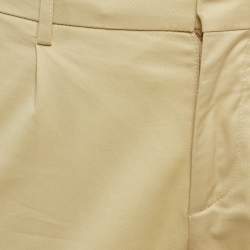 Pre Owned Loro Piana Beige Cotton Pants M