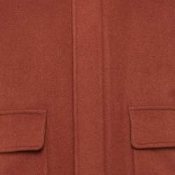 Pre Owned Loro Piana Brown Cashmere Zip-Up Jacket M