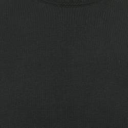 Pre Owned Loro Piana Black Cashmere Mock Neck Sweater S