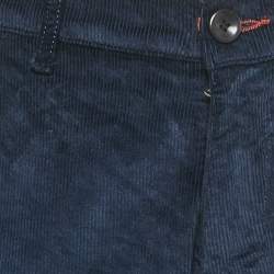 Pre Owned Loro Piana Blue Corduroy Jeans M/Waist 32"