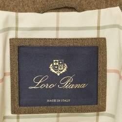 مملوكة مسبقًا سترة لورو بيانا من الصوف الأخضر مقاس كبير