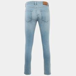 Pre Owned Loro Piana Blue Kurashiki Denim Slim Fit Jeans M/Waist 32"