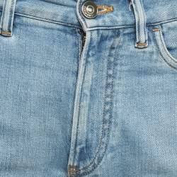 Pre Owned Loro Piana Blue Kurashiki Denim Slim Fit Jeans M/Waist 32"