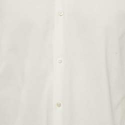 Pre Owned قميص لورو بيانا قطن وكتان أزرار أمامية وردي مقاس كبير