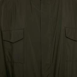 مملوكة مسبقًا Loro Piana Grey Synthetic Traveller Windmate Jacket 5XL