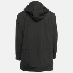 مملوكة مسبقًا Loro Piana Grey Synthetic Traveller Windmate Jacket 5XL