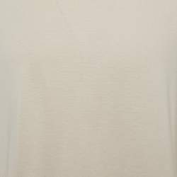 Pre Owned تي شيرت برقبة دائرية لورو بياَنا جيرسي بيج مقاس كبير - لارج