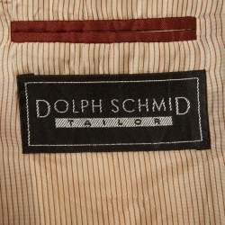 Pre Owned Loro Piana Beige Plaid Wool Blazer XL