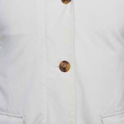 Pre Owned Loro Piana Beige Nylon Roadster Villa D’este Jacket XXS