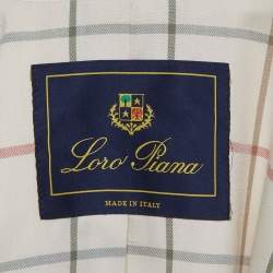 Pre Owned Loro Piana Beige Nylon Roadster Villa D’este Jacket XXS