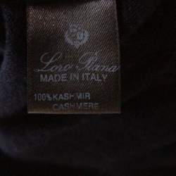 Pre Owned Loro Piana Navy Blue Cashmere V-Neck Sweater XL