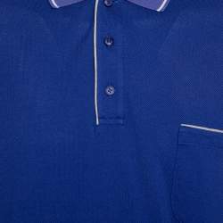 Pre Owned تي شيرت لورو بيانا قطن سترتش بيكيه مقاس إكس إكس إكس لارج -كبير جدًا جدًا جدًا