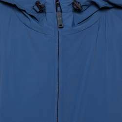 Pre Owned Loro Piana Blue Regatta Deck Rain Jacket L