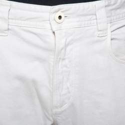 Pre Owned Loro Piana Light Grey Denim Tapered Leg Jeans XXL