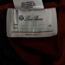 Pre Owned Loro Piana Navy Blue Wool Coulisse Joggers XXL 