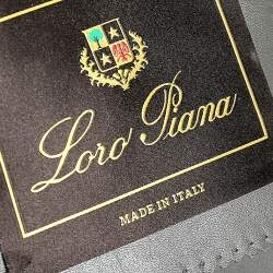 Pre Owned Loro Piana Brown Synthetic Leather Patch Detail Down Jacket XS