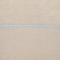 Pre Owned Loro Piana Peach Striped Cashmere Knit Long Sleeve Sweater XL