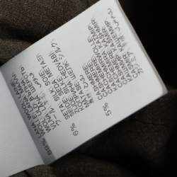 Pre Owned Loro Piana Blue Checkered Wool Sleeveless Puffer Jacket L