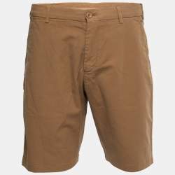 Pre Owned Loro Piana Brown Cotton Bermuda Shorts XL