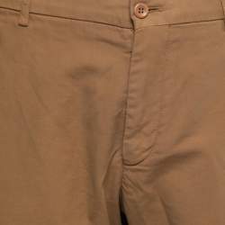 Pre Owned Loro Piana Brown Cotton Bermuda Shorts XL