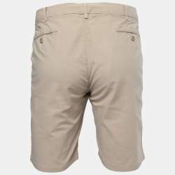 Pre Owned Loro Piana Beige Cotton Bermuda Shorts XL