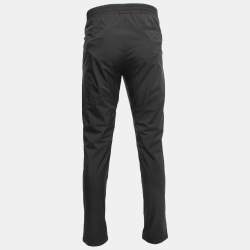 Loro Piana Black Nylon Elasticized Waist Track Pants M