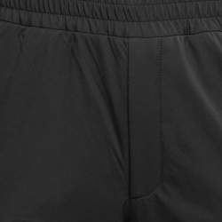 Loro Piana Black Nylon Elasticized Waist Track Pants M
