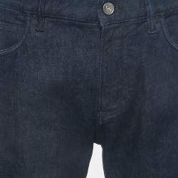 Pre Owned Loro Piana Dark Blue Kurashiki Denim Jeans XL Waist 36"