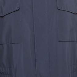 Pre Owned Loro Piana Navy Blue Windmate Traveller Bomber Jacket S